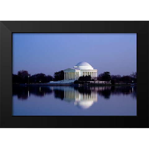 Jefferson Memorial, Washington, D.C. Number 2 Black Modern Wood Framed Art Print by Highmith, Carol