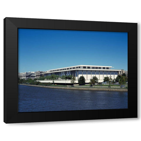 Kennedy Center for the Performing Arts, Washington, D.C. Black Modern Wood Framed Art Print by Highmith, Carol