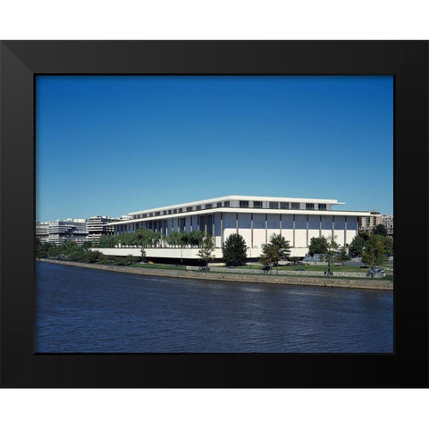 Kennedy Center for the Performing Arts, Washington, D.C. Black Modern Wood Framed Art Print by Highmith, Carol