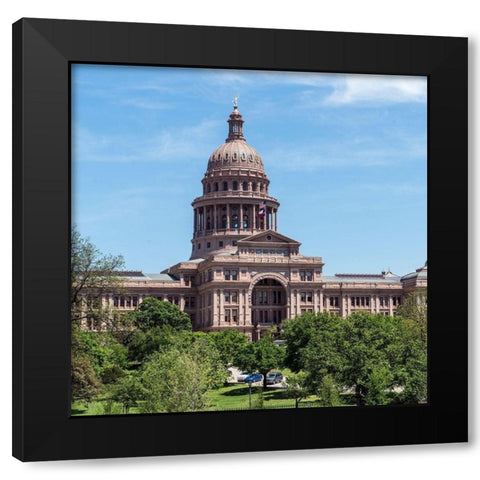 The Texas Capitol, Austin, Texas, 2014 Black Modern Wood Framed Art Print by Highmith, Carol