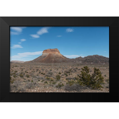Scenery in Big Bend National Park, TX Black Modern Wood Framed Art Print by Highmith, Carol