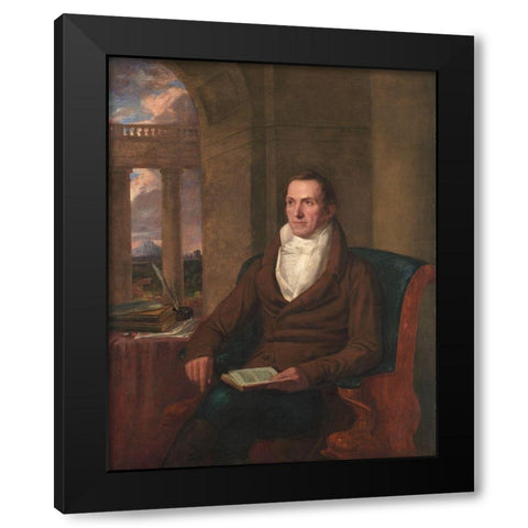 Samuel Williams Black Modern Wood Framed Art Print with Double Matting by Allston, Washington