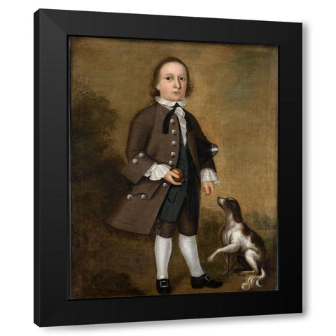 Jeremiah Belknap Black Modern Wood Framed Art Print by Badger, Joseph