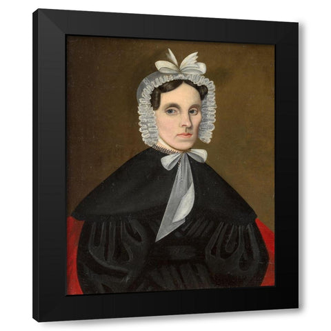 Sally Avery Olds Black Modern Wood Framed Art Print by Wade, Jeptha Homer