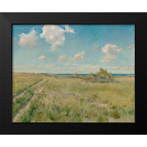 The Old Road to the Sea Black Modern Wood Framed Art Print by Chase, William Merritt