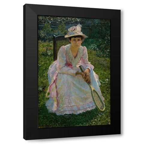 Mary Holland Bacher Black Modern Wood Framed Art Print by Bacher, Otto H