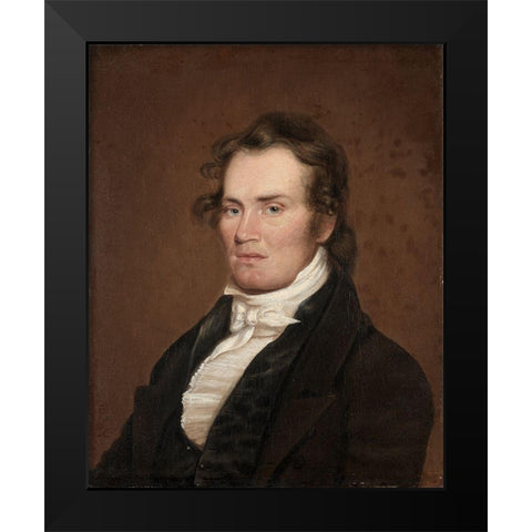 James G McKinney Black Modern Wood Framed Art Print by Jouett, Matthew Harris