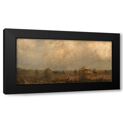 High Tide on the Marshes Black Modern Wood Framed Art Print with Double Matting by Heade, Martin Johnson