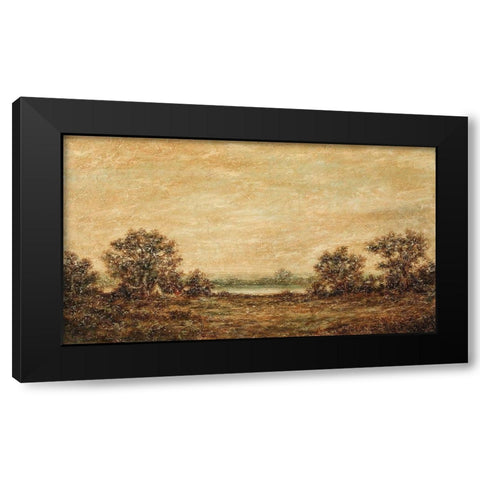 Yellow Light Black Modern Wood Framed Art Print with Double Matting by Blakelock, Ralph A