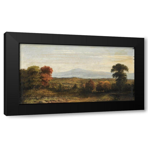 Landscape Black Modern Wood Framed Art Print with Double Matting by F, imitator ofÂ Jasper