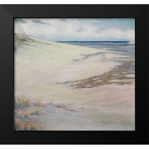 Over the Dunes Cape Cod Massachusetts Black Modern Wood Framed Art Print by Shackleton, Charles