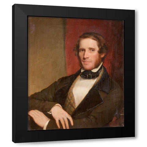 John Childe Black Modern Wood Framed Art Print with Double Matting by Harding, Chester
