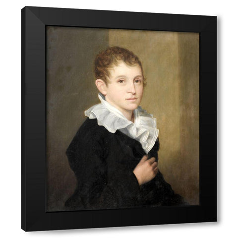 Samuel Barber Clark Black Modern Wood Framed Art Print with Double Matting by Frothingham, James