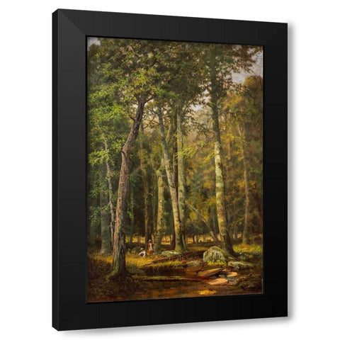 A Summer Afternoon Black Modern Wood Framed Art Print by Smith, R Way