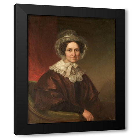 Sarah Eliot Scoville Black Modern Wood Framed Art Print by Durand, Asher Brown