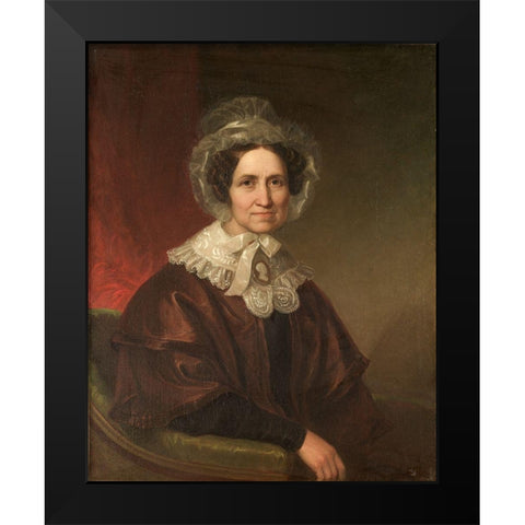 Sarah Eliot Scoville Black Modern Wood Framed Art Print by Durand, Asher Brown