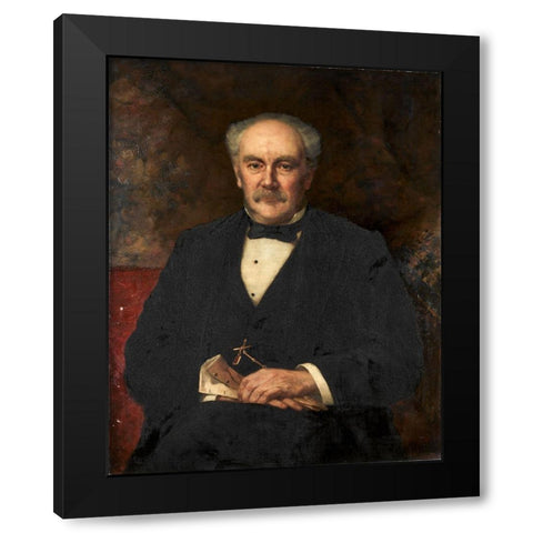 Hinman B Hurlbut Black Modern Wood Framed Art Print by Witt, John Harrison