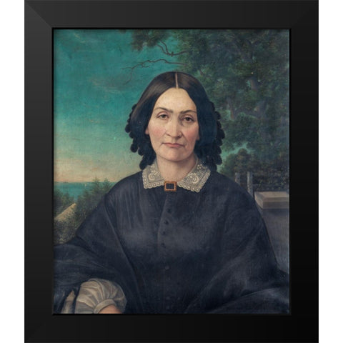 Julia Hulbert Hubbard Black Modern Wood Framed Art Print by Anonymous