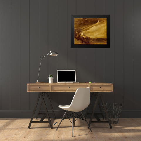 The Contemplator Black Modern Wood Framed Art Print by Carriere, Eugene