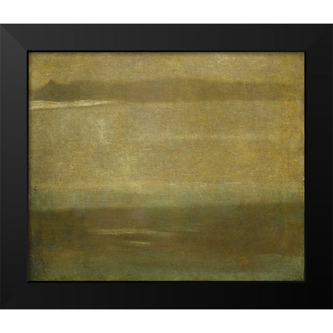 Gray and Silver, A Nocturne Black Modern Wood Framed Art Print by Greaves, Walter