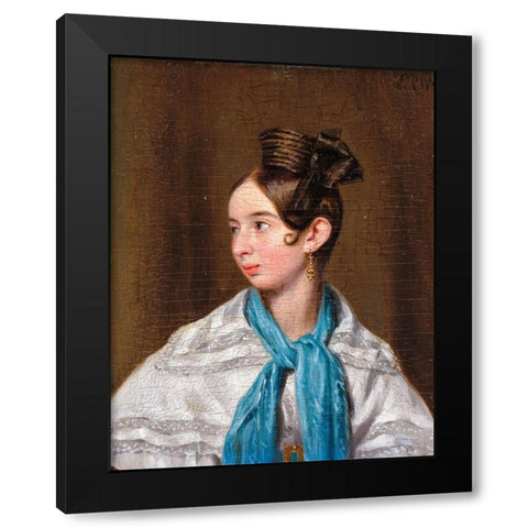 Elisa Pearson Playter Black Modern Wood Framed Art Print with Double Matting by Wonder, Pieter Christoffel