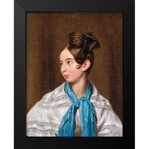 Elisa Pearson Playter Black Modern Wood Framed Art Print by Wonder, Pieter Christoffel