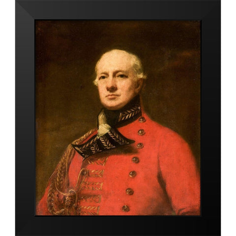 Lieutenant General Duncan Campbell Black Modern Wood Framed Art Print by Raeburn, Henry