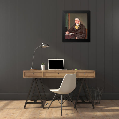 Charles Thompson Black Modern Wood Framed Art Print by Wonder, Pieter Christoffel