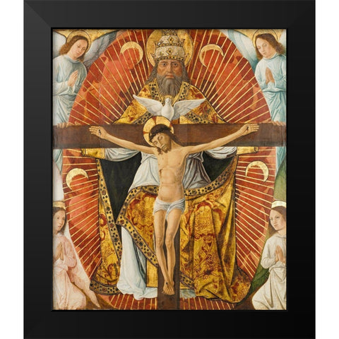 The Trinity Black Modern Wood Framed Art Print by Girardin, Laurent