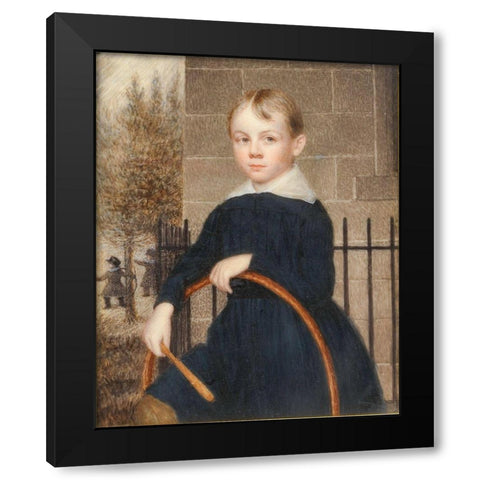 Paul Joseph Revere 1840 Black Modern Wood Framed Art Print by Bogardus, Margaret