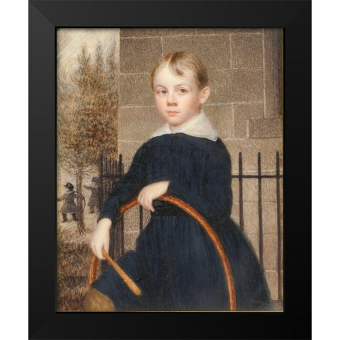 Paul Joseph Revere 1840 Black Modern Wood Framed Art Print by Bogardus, Margaret