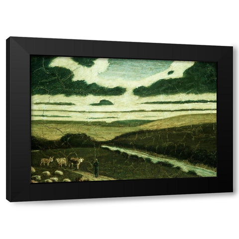Landscape Black Modern Wood Framed Art Print with Double Matting by Ryder, Albert Pinkham
