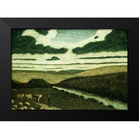 Landscape Black Modern Wood Framed Art Print by Ryder, Albert Pinkham