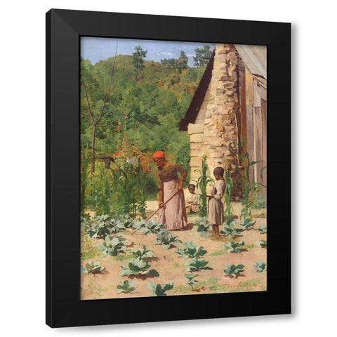 The Way They Live Black Modern Wood Framed Art Print by AnshutzÂ , Thomas