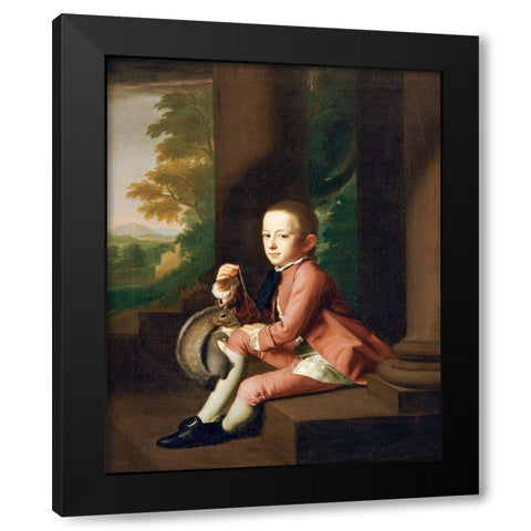 Daniel Crommelin Verplanck Black Modern Wood Framed Art Print by Copley,Â John Singleton