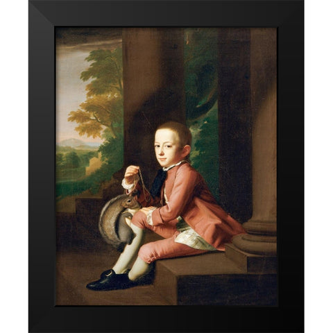 Daniel Crommelin Verplanck Black Modern Wood Framed Art Print by Copley,Â John Singleton