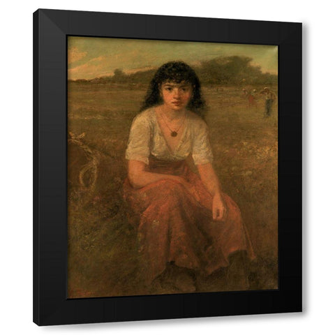 The Quadroon Black Modern Wood Framed Art Print by Fuller, George