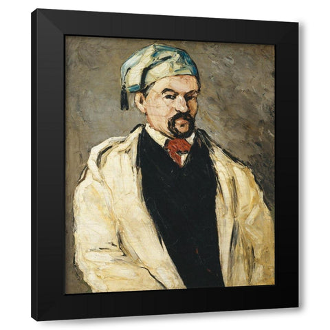 Antoine Dominique Sauveur AubertÂ  Black Modern Wood Framed Art Print with Double Matting by Cezanne, Paul