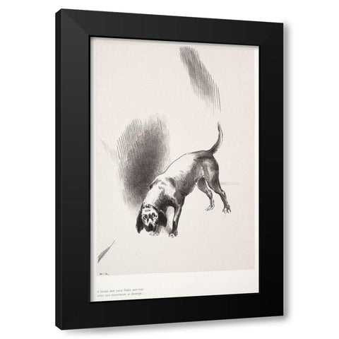 He Fixed His Eyes on Me with an Expression That Was So StrangeÂ  Black Modern Wood Framed Art Print with Double Matting by Redon, Odilon