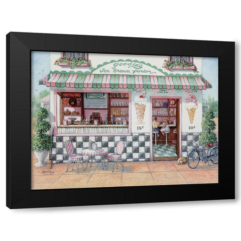 Goodies Black Modern Wood Framed Art Print with Double Matting by Kruskamp, Janet