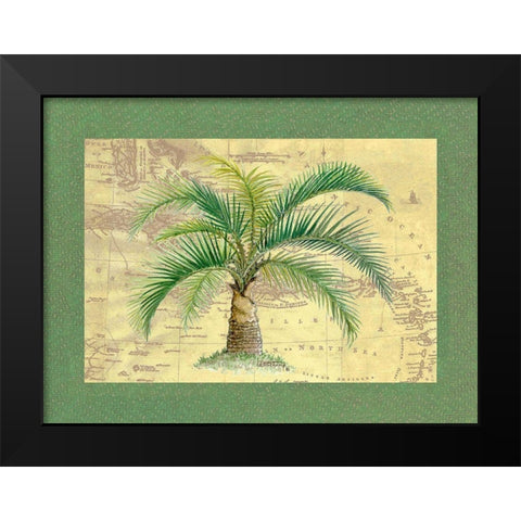 Palm Tree IV Black Modern Wood Framed Art Print by Kruskamp, Janet