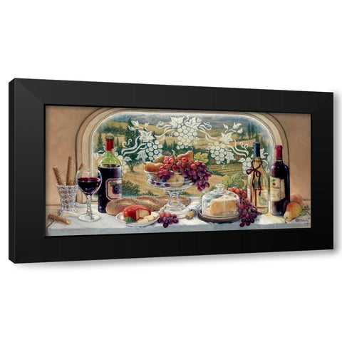 Harvest Celebration II Black Modern Wood Framed Art Print by Kruskamp, Janet