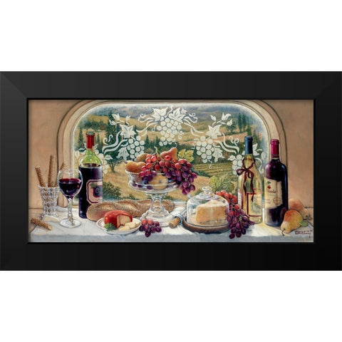 Harvest Celebration II Black Modern Wood Framed Art Print by Kruskamp, Janet
