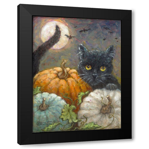 Halloween I Black Modern Wood Framed Art Print with Double Matting by Kruskamp, Janet