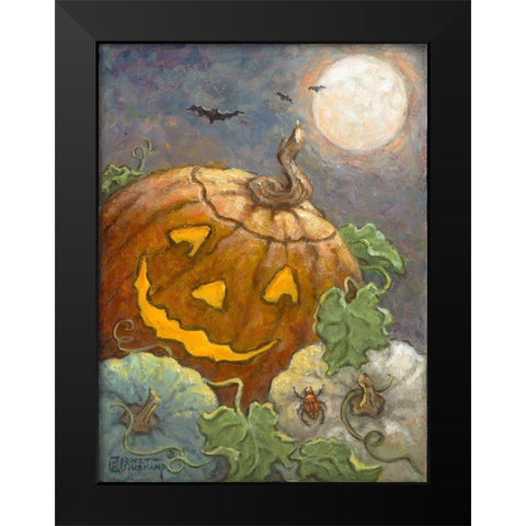 Halloween II Black Modern Wood Framed Art Print by Kruskamp, Janet