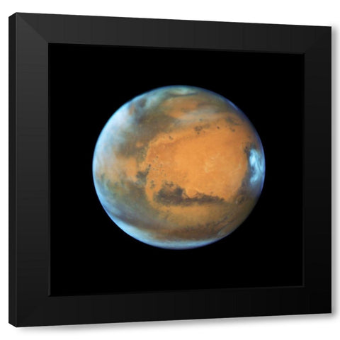 Hubble, Mars in May 2016 Black Modern Wood Framed Art Print by NASA
