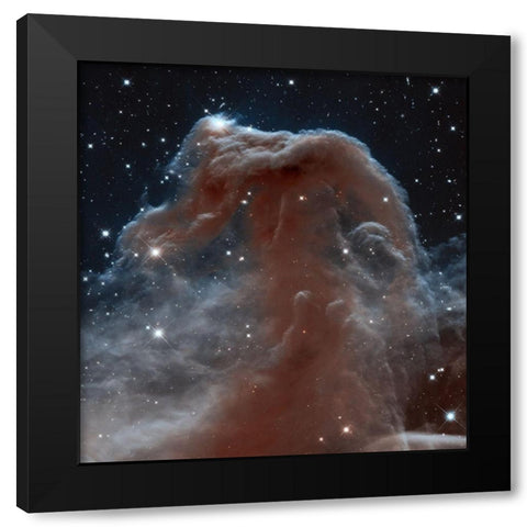 Horsehead of a Different Color Black Modern Wood Framed Art Print with Double Matting by NASA