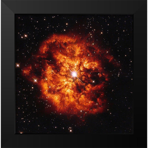 Sagittarius Black Modern Wood Framed Art Print by NASA