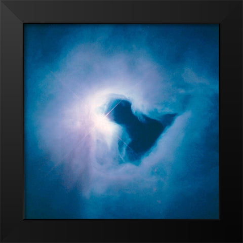 The Reflection Nebula in Orion Black Modern Wood Framed Art Print by NASA