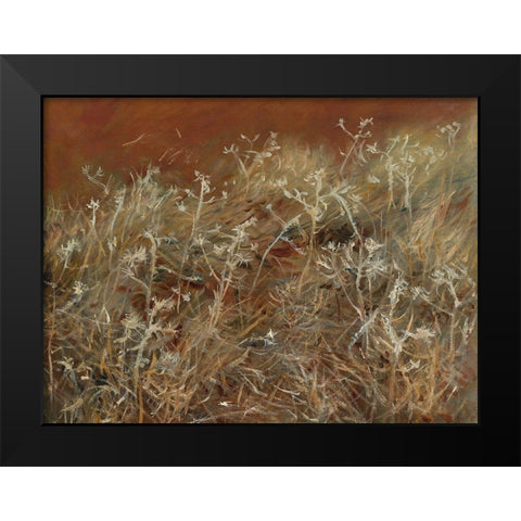 Thistles Black Modern Wood Framed Art Print by Sargent, John Singer